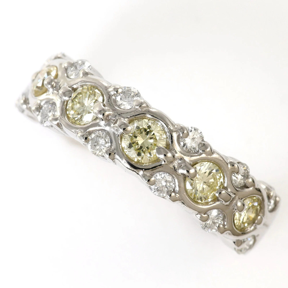 VINTAGE Silver Diamond Ring